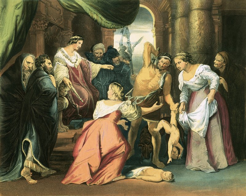 Salomos dom av Peter Paul Rubens
