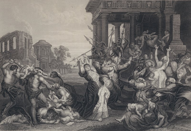 Mordet på de uskyldige av Peter Paul after Rubens