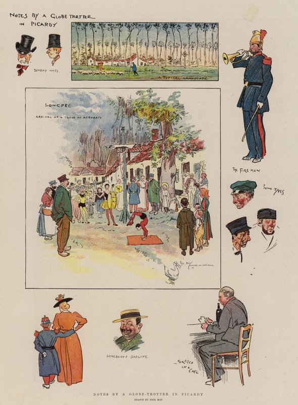 Notater av en Globe-Trotter i Picardie av Phil May