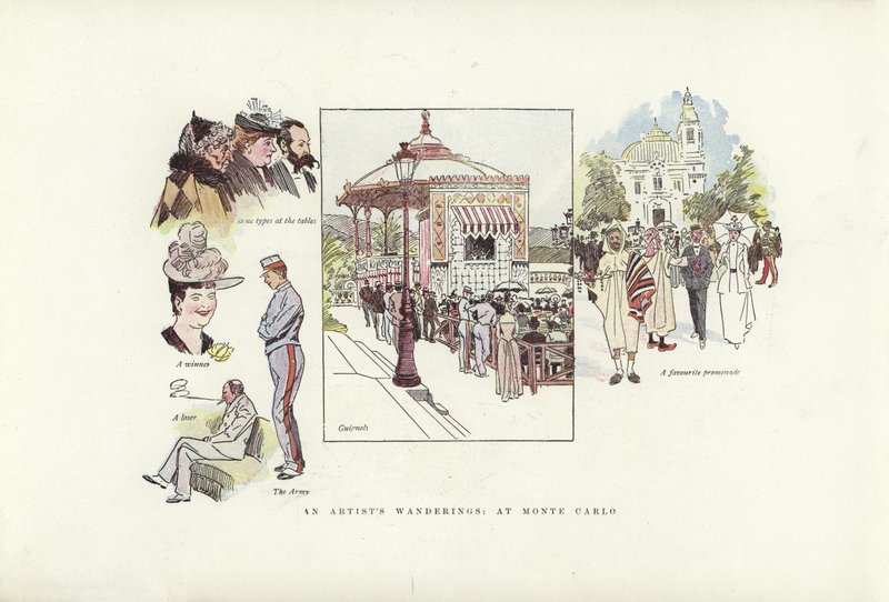 En kunstners vandring, ved Monte Carlo av Phil May