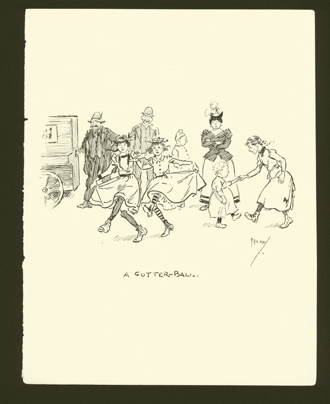 Illustrasjon for Phil Mays Gutter-Snipes av Phil May