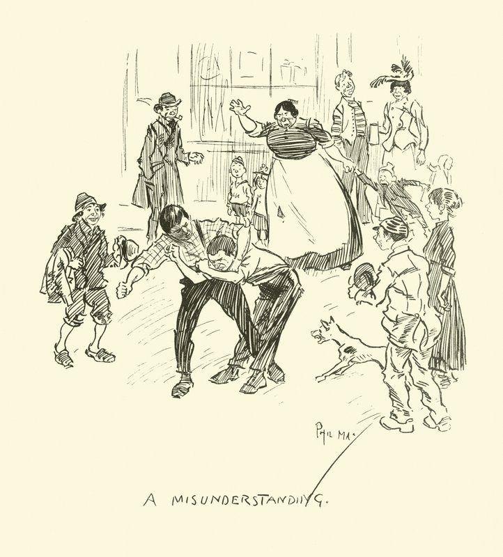 Illustrasjon for Phil Mays Gutter-Snipes av Phil May