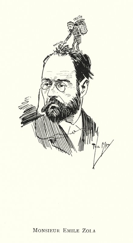 Monsieur Emile Zola (litho) av Phil May