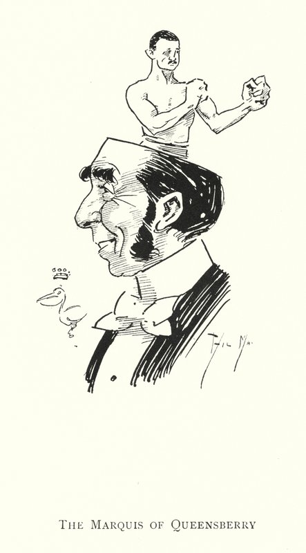 Markisen av Queensberry (litho) av Phil May
