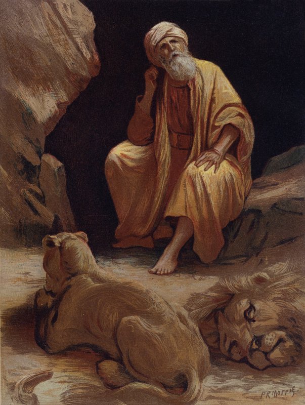 Daniel i løvehulen av Philip Richard Morris