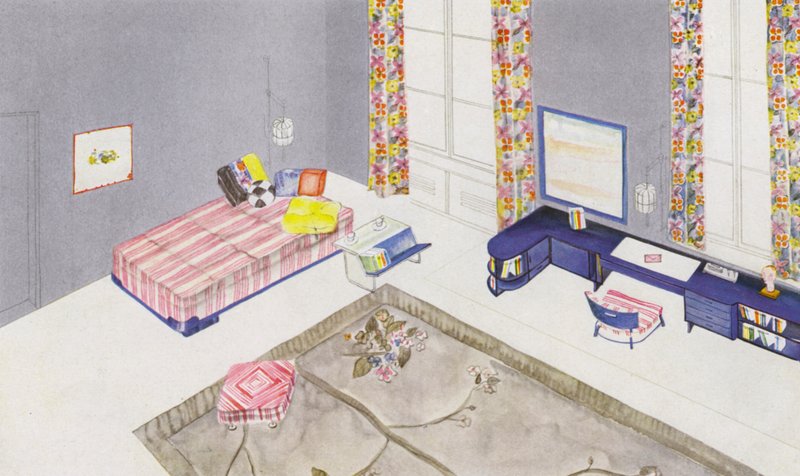 Interiør fra 1930-tallet: Boudoir av Philip Alexius de Laszlo