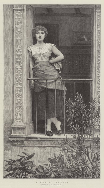 En rose fra Provence av Philip Hermogenes Calderon