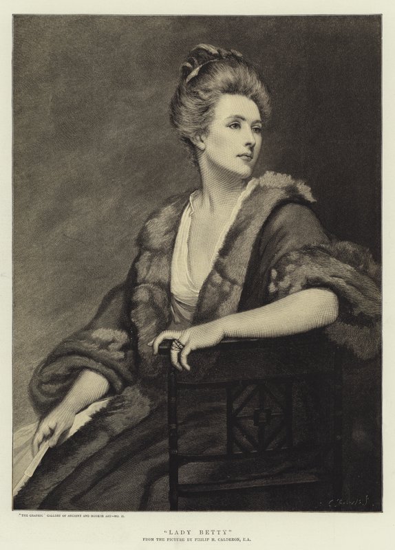 Lady Betty av Philip Hermogenes Calderon