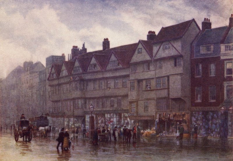 Staple Inn, Holborn, 1884 av Philip Norman