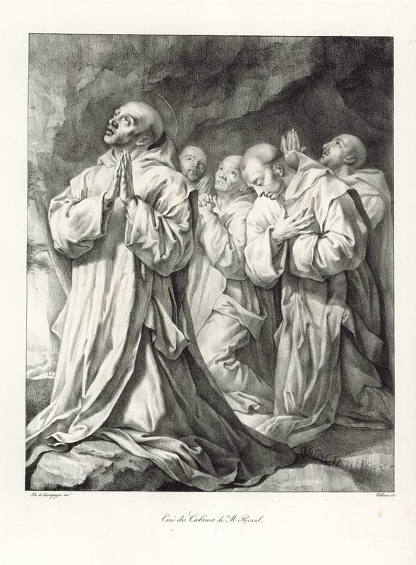Detalj fra The Vision of St Bruno av Philippe de Champaigne