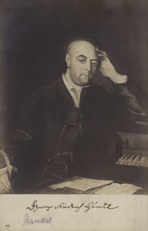 Portrett av George Friedrich Handel av Philippe Mercier