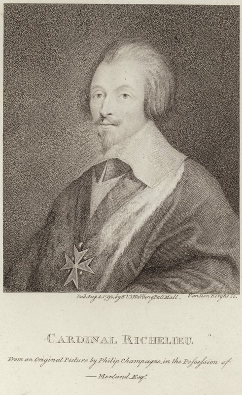 Portrett av kardinal Richelieu av Philippe de Champaigne