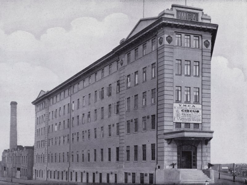 Melbourne: YMCA Building (s/hvitt bilde) av Photographer Australian