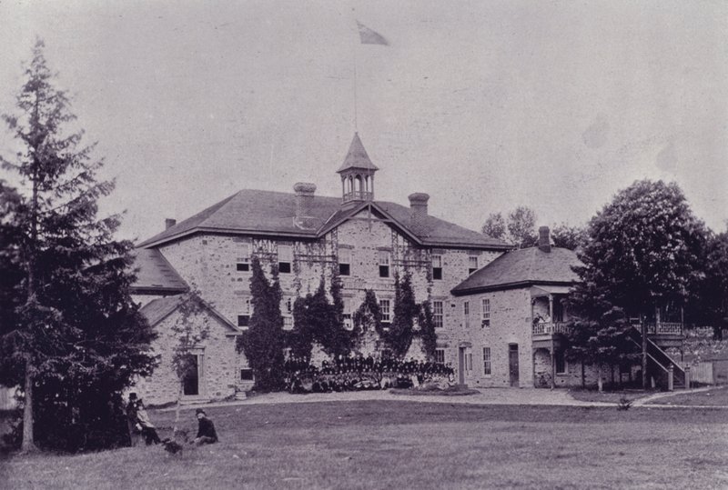 Canada: Shingwauk og Wawanosh Home (s/hvitt bilde) av Photographer Canadian
