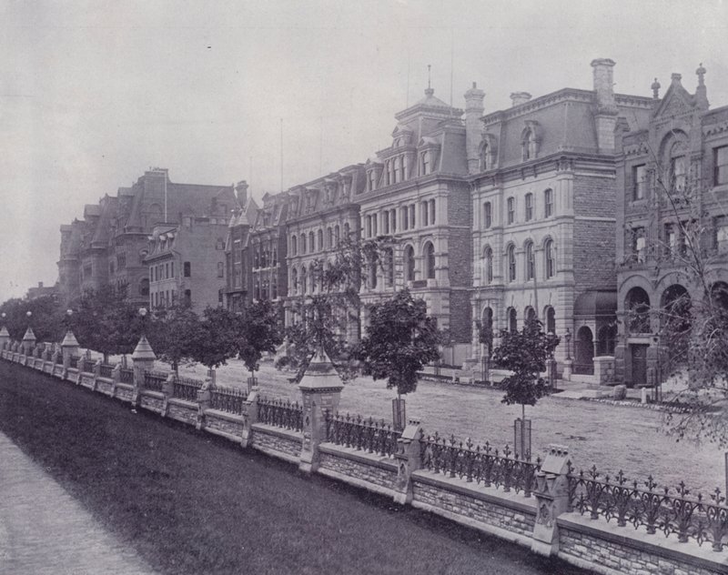 Canada: Wellington Street, Ottawa (s/hvitt bilde) av Photographer Canadian