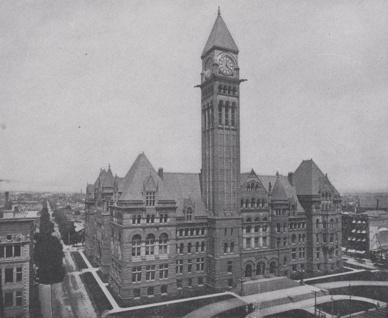 Rådhuset, Toronto (s/hvitt bilde) av Photographer Canadian