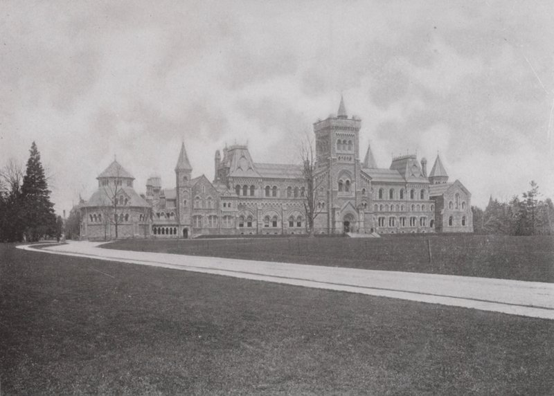 Toronto University, Toronto (s/hvitt bilde) av Photographer Canadian