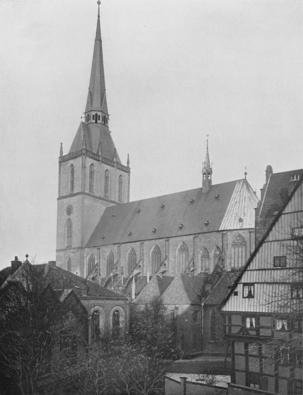 Andreaskirche (s/hvitt bilde) av Photographer German