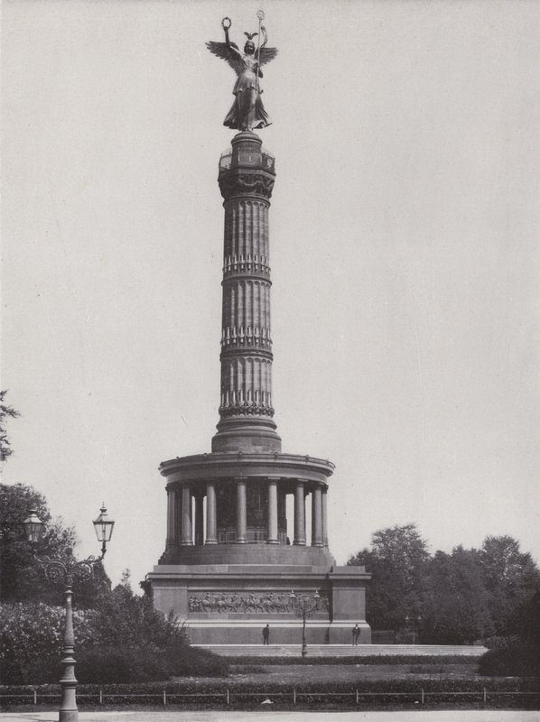 Die Siegessaule (s/hvitt bilde) av Photographer German
