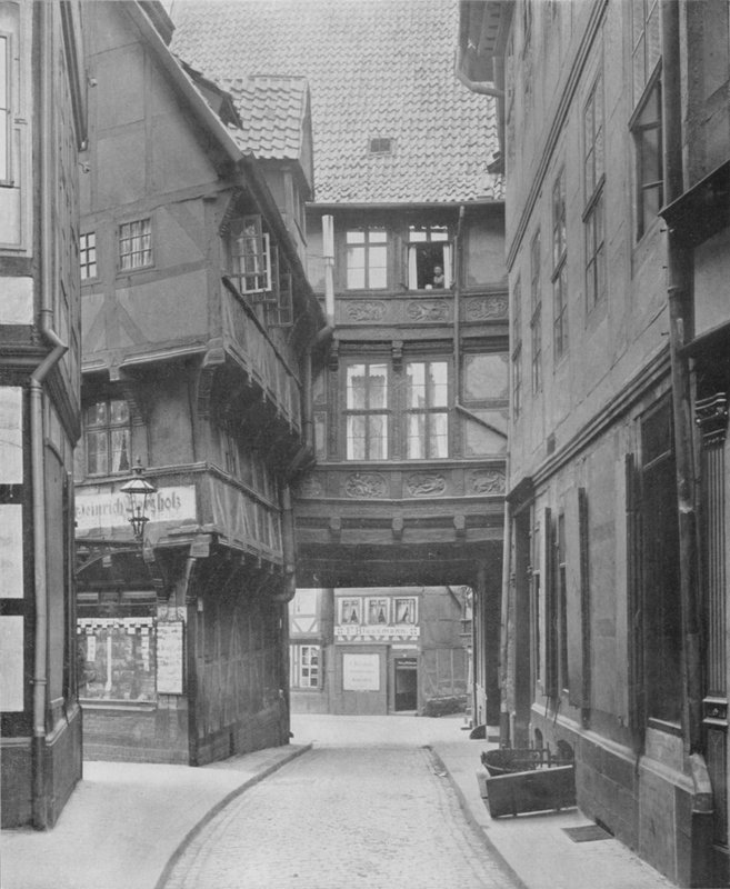 Passasje til Andreasplatz (s/hvitt bilde) av Photographer German