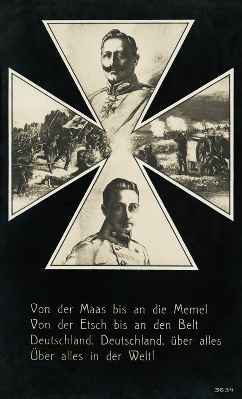 Kaiser Wilhelm II (s/hvitt bilde) av Photographer German