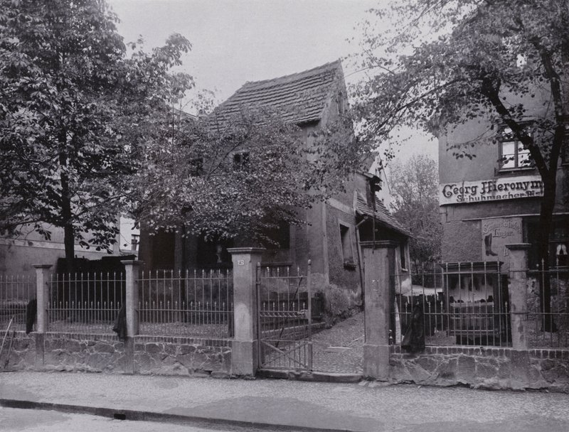 Leipzig: Schillerhaus i Gohlis (s/hvitt bilde) av Photographer German