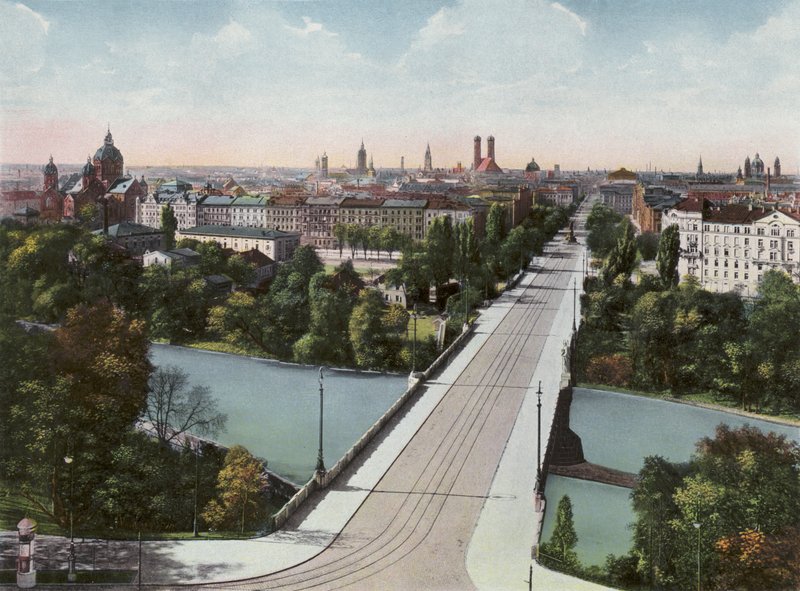 München fra Maximilianeum (bilde) av Photographer German