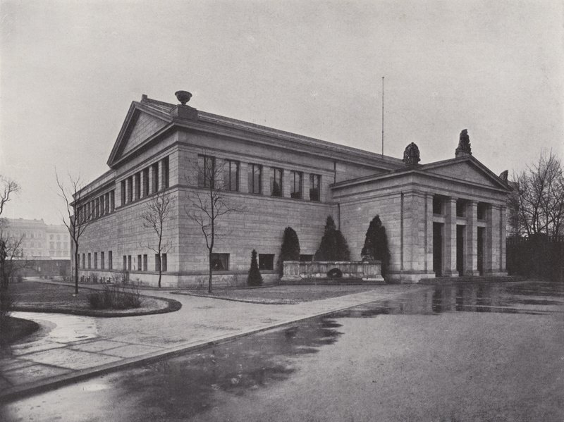 Pergamon-museet (s/hvitt bilde) av Photographer German
