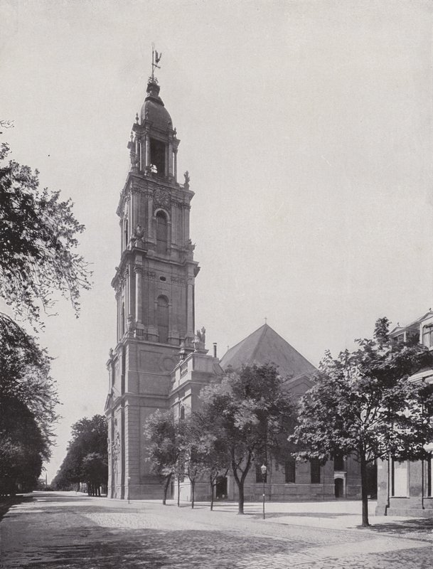 Potsdam, Garnisonkirche (s/hvitt bilde) av Photographer German