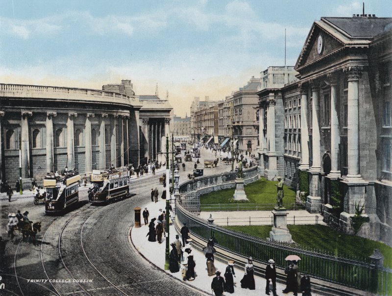 Trinity College, Dublin (fargebilde) av Photographer Irish