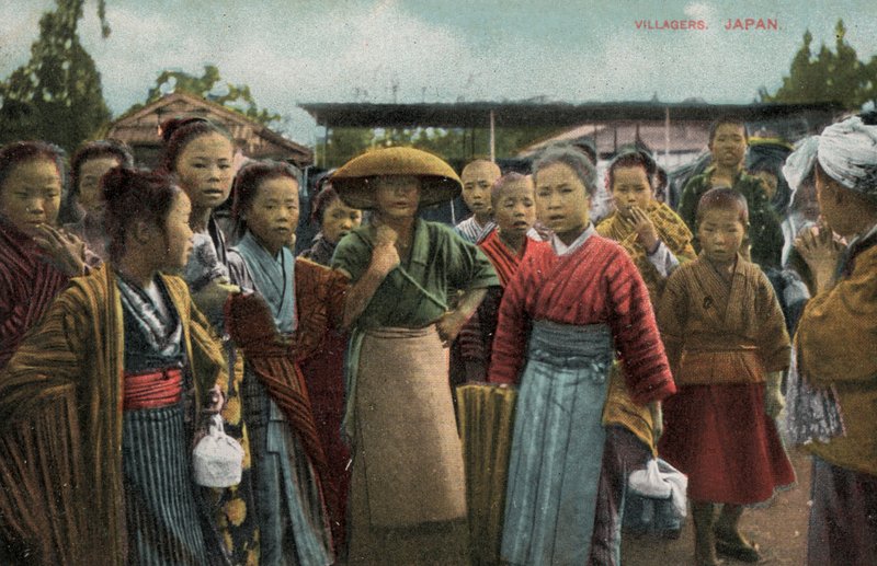 Landsbyboere i Japan (bilde) av Photographer Japanese