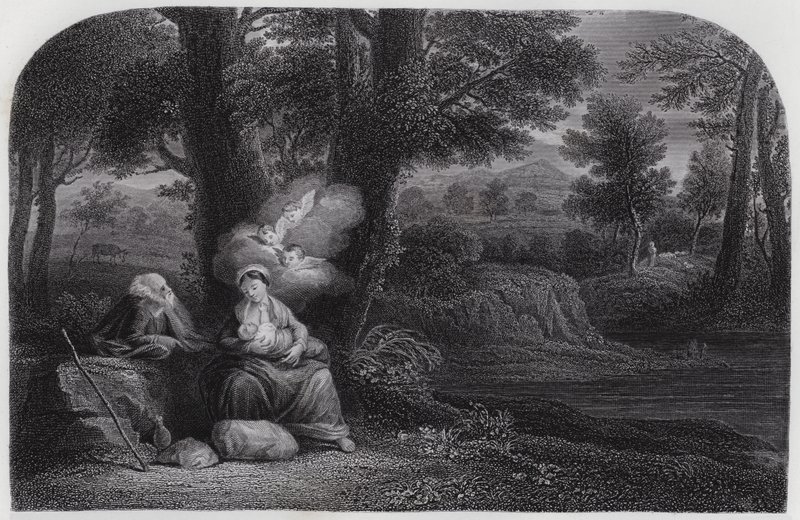 The Repose forresten av Pier Francesco Mola
