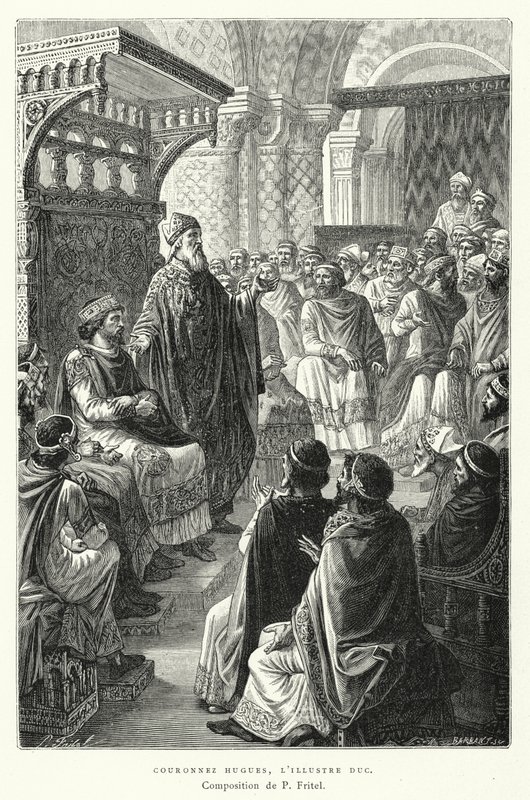 Crown Hugh, The Illustrious Duke (gravering) av Pierre Fritel