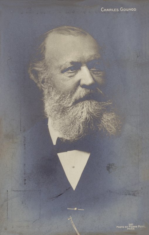 Charles Gounod , fransk komponist (1818 -1893) av Pierre Petit