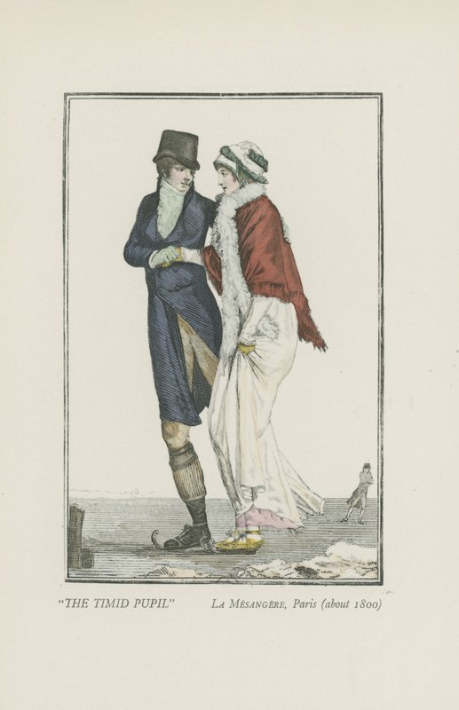 Timid Pupil, Paris (ca. 1800) av Pierre de La Mesangere