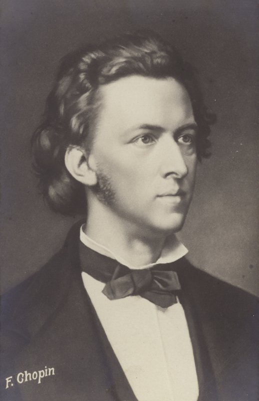 Frederic Chopin , polsk komponist og pianist (1810-1849) av Polish School