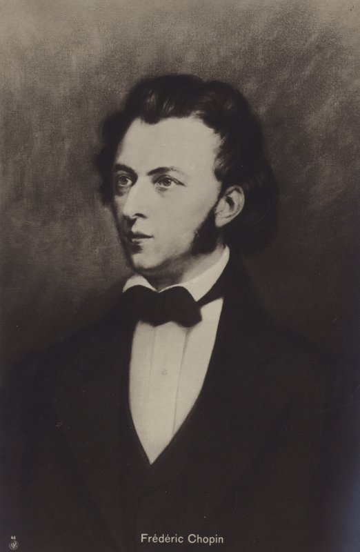 Frederic Chopin , polsk komponist og pianist (1810-1849) av Polish School