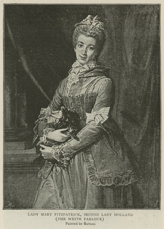 Lady Mary Fitzpatrick, Second Lady Holland av Pompeo Girolamo Batoni