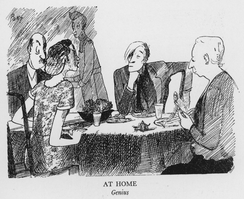 At Home, Genius (litho) av Pont