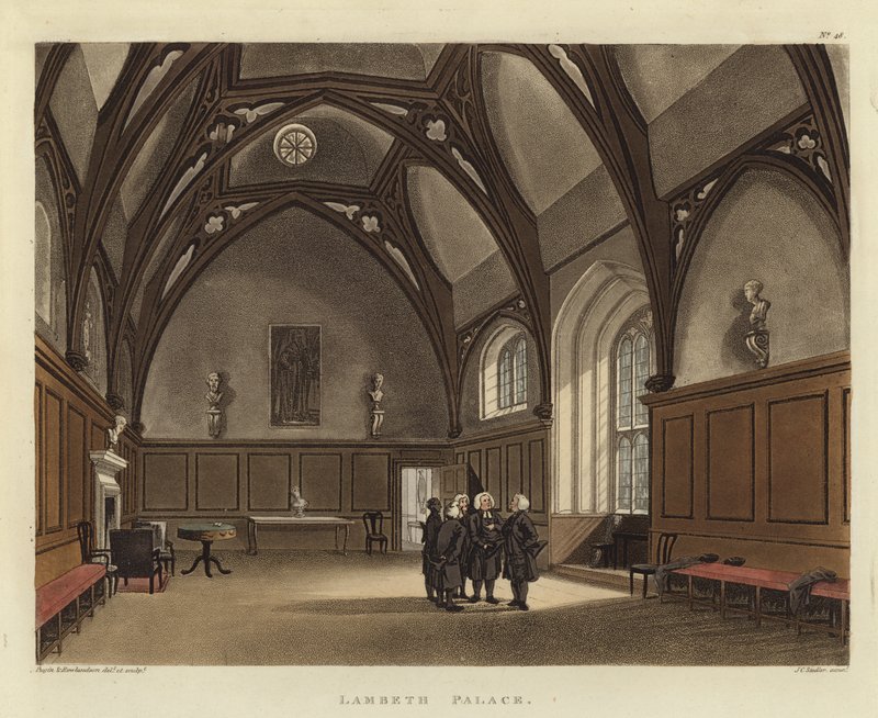 Lambeth Palace av Pugin and Rowlandson