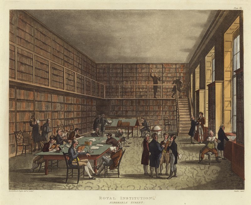 Kongelig institusjon av Pugin and Rowlandson