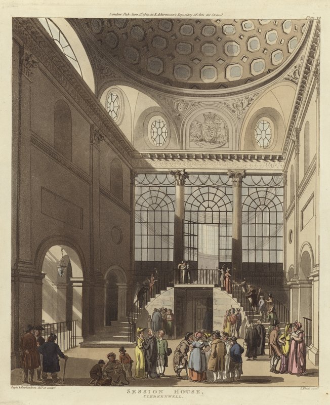 Sesjonshuset av Pugin and Rowlandson