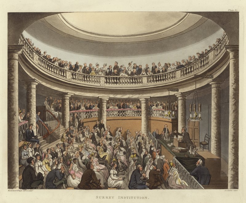 Surrey Institusjon av Pugin and Rowlandson