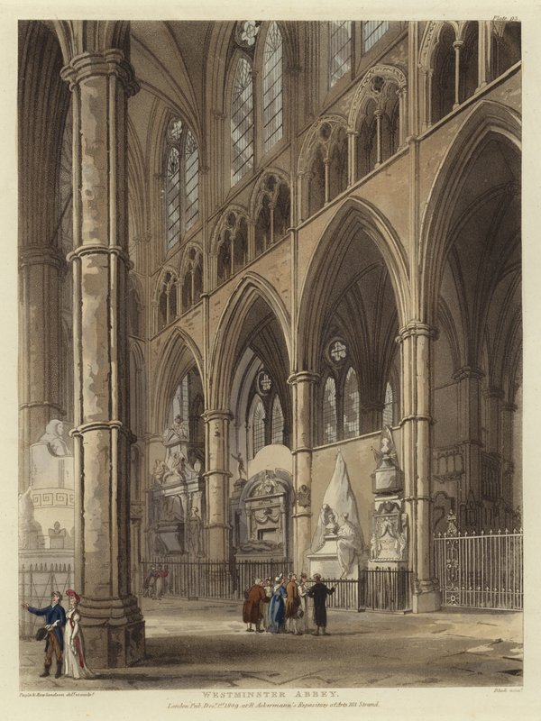 Westminster Abbey av Pugin and Rowlandson