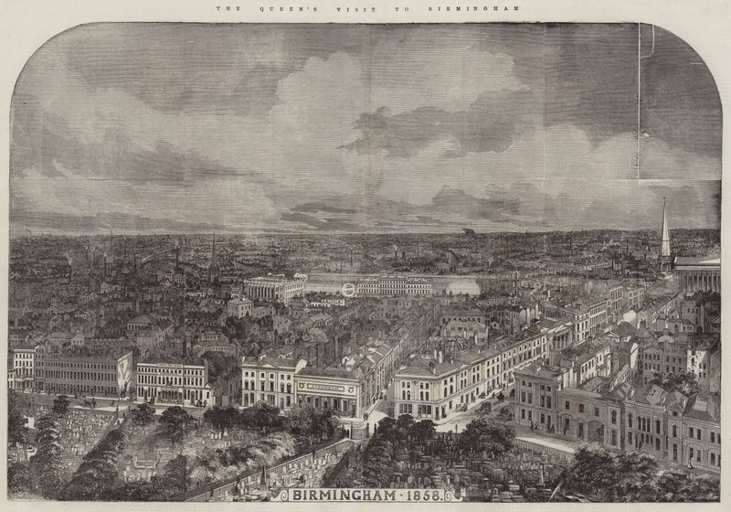 Dronningens besøk i Birmingham av R. Dudley