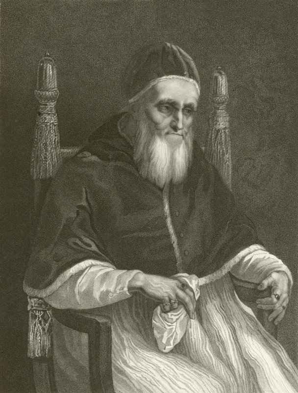 Julius den andre av Raffaello Sanzio Raphael
