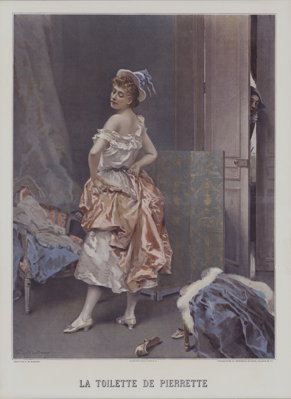 Pierrettes toalett av Raimundo de Madrazo y Garreta