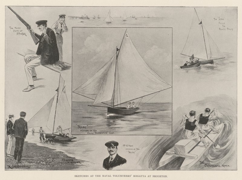 Skisser på Naval Volunteers
