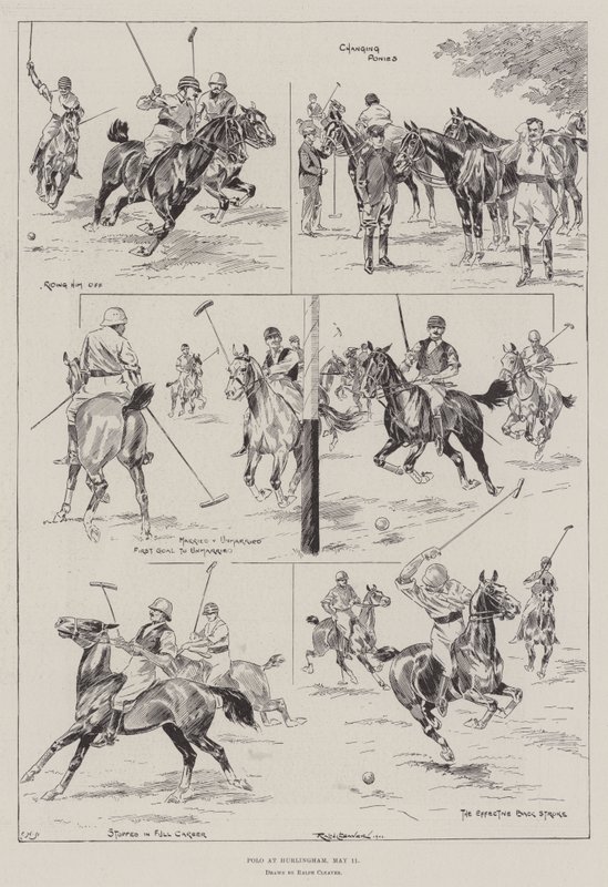 Polo på Hurlingham, 11. mai av Ralph Cleaver