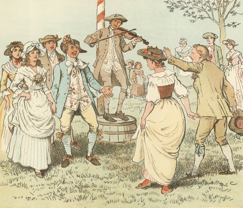 Kom Lasses og gutter av Randolph Caldecott